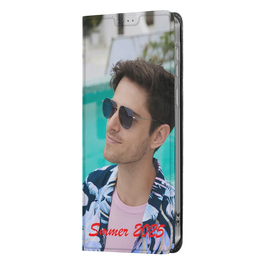 Samsung Galaxy A37 Stand Case Hoesje Maken met Foto Persoonlijk Design Vooraanzicht.