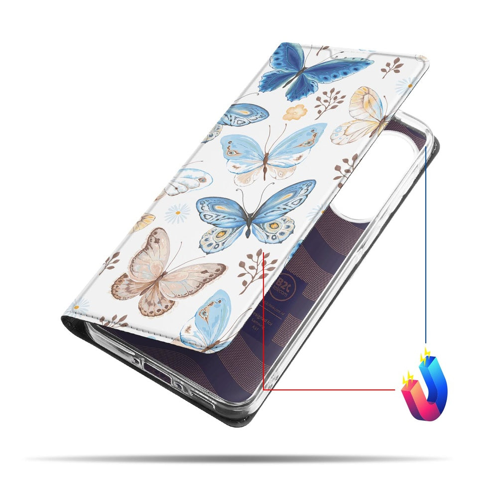 Samsung Galaxy A37 Telefoonhoesje Vlinder Vlinderprint Detail.