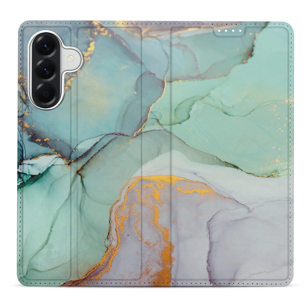 Samsung Galaxy A37 Book Cover Watercolor Mix detail aanzicht.