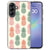 Ananas design in rose, groen en beige op een Samsung Galaxy A37 back cover hoesje