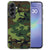 Samsung Galaxy A37 TPU hoesje Army Dark met donkergroene camouflageprint, achterzijde