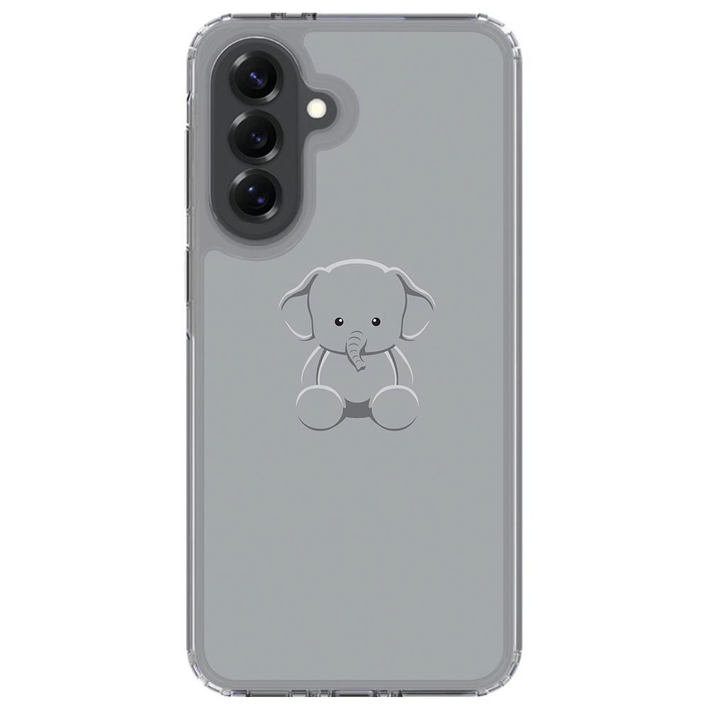 Detail van de Baby Olifant print op de achterzijde van het Samsung Galaxy A37 hoesje