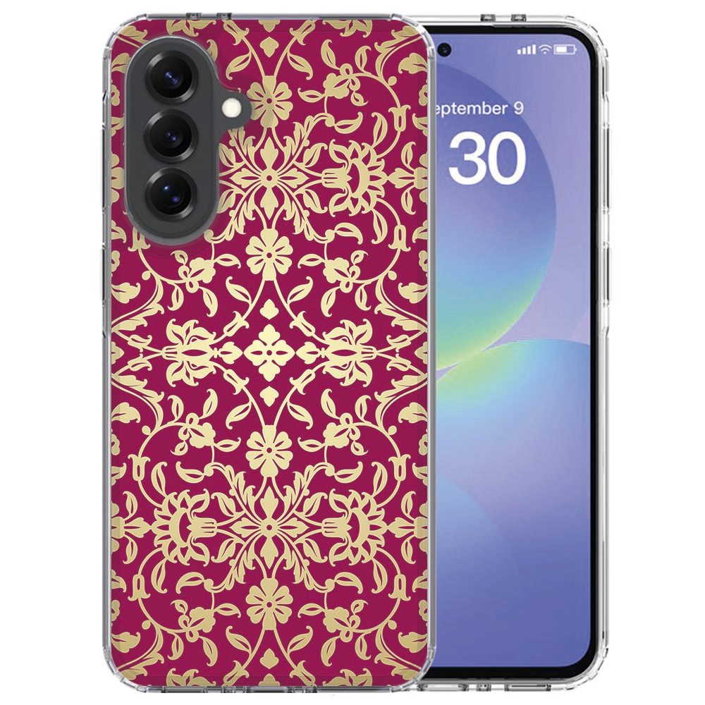 Roze-gouden Barok Pink print op Samsung Galaxy A37 TPU hoesje