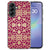 Roze-gouden Barok Pink print op Samsung Galaxy A37 TPU hoesje