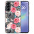 Achterkant van het TPU hoesje Butterfly Roses voor de Samsung Galaxy A37
