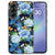 IJsvogel design in blauw en wit op de achterzijde van een Samsung Galaxy A37 softcase hoesje