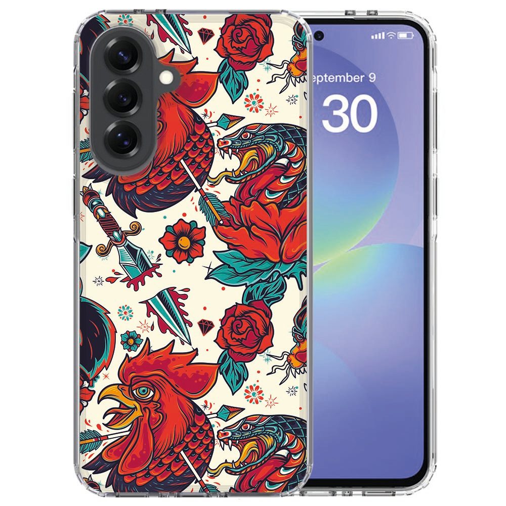 Old Skool retro print met graffiti op een Samsung Galaxy A37 softcase hoesje