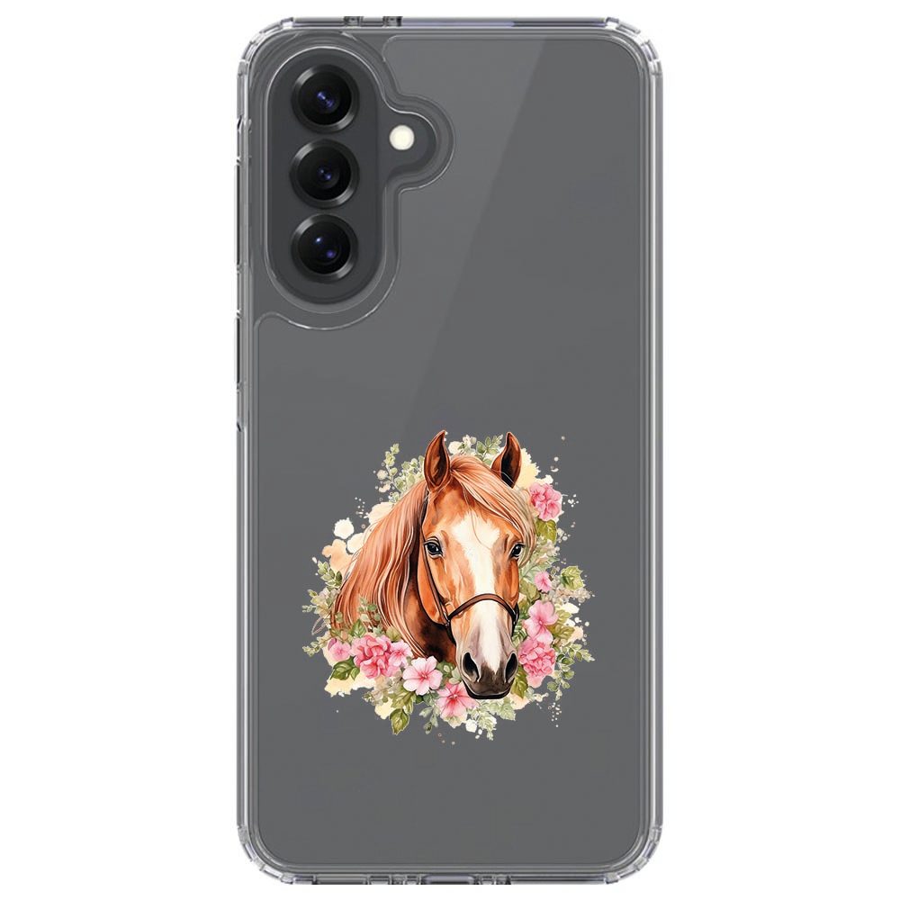 Close-up van het Paard design met paardenillustratie op het Samsung Galaxy A37 hoesje