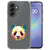 Achterkant Samsung Galaxy A37 hoesje met kleurrijke Panda Color print