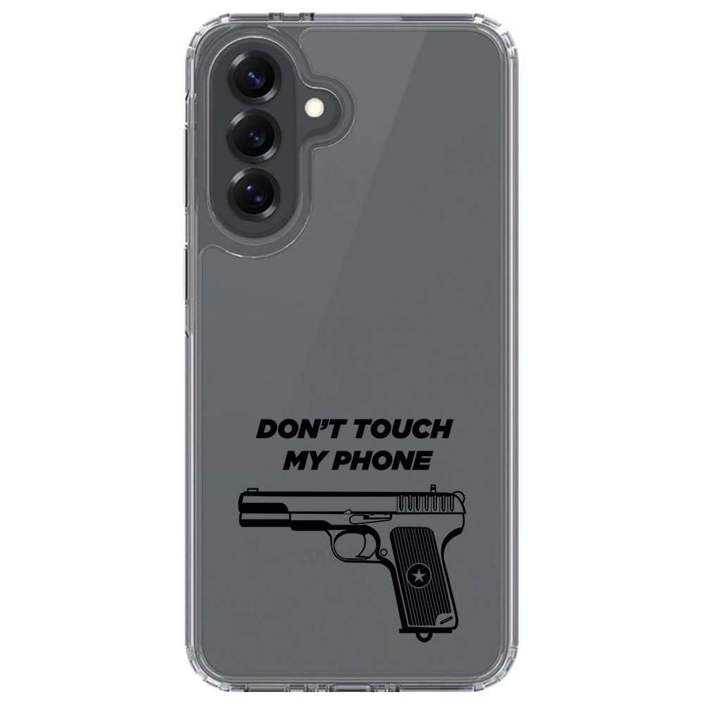 Pistol DTMP hoesje voor de Samsung Galaxy A37, vooraanzicht om het toestel