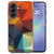 Polygon Color mozaiekprint op de achterkant van een Samsung Galaxy A37 siliconen hoesje