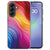 Samsung Galaxy A37 siliconen hoesje Regenboog met kleurige boog op de achterkant