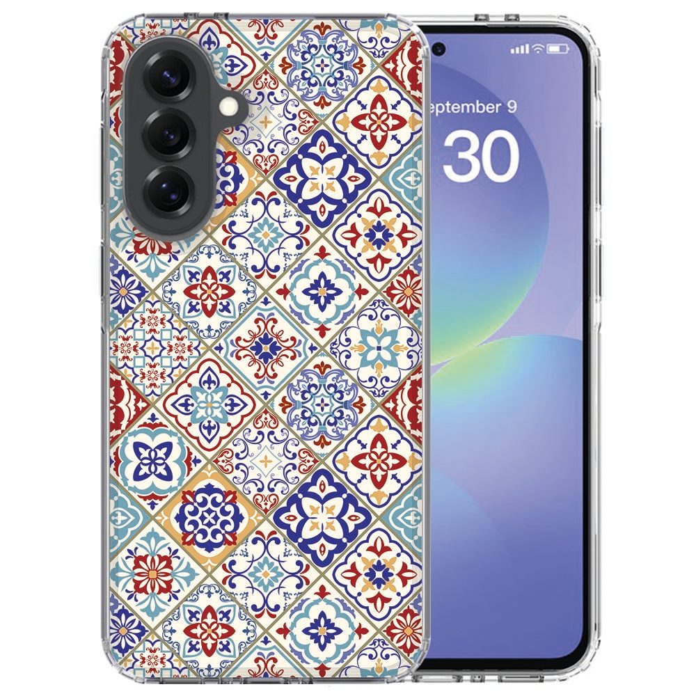 Kleurrijk Tiles Color mozaïekpatroon op een TPU hoesje voor de Samsung Galaxy A37