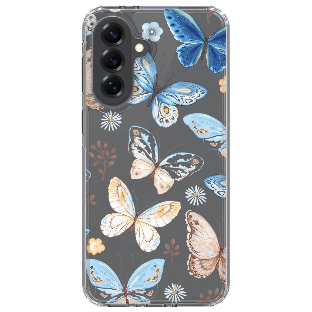 Vlinder hoesje voor Samsung Galaxy A37 vanaf de zijkant bekeken