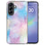 Samsung Galaxy A37 siliconen hoesje Watercolor Light met pasteltinten, achteraanzicht