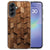 Wooden Cubes blokjespatroon in bruintinten op een Samsung Galaxy A37 hoesje