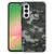 Samsung Galaxy A57 Backcover Hoesje Army Light camouflage ontwerp vooraanzicht.