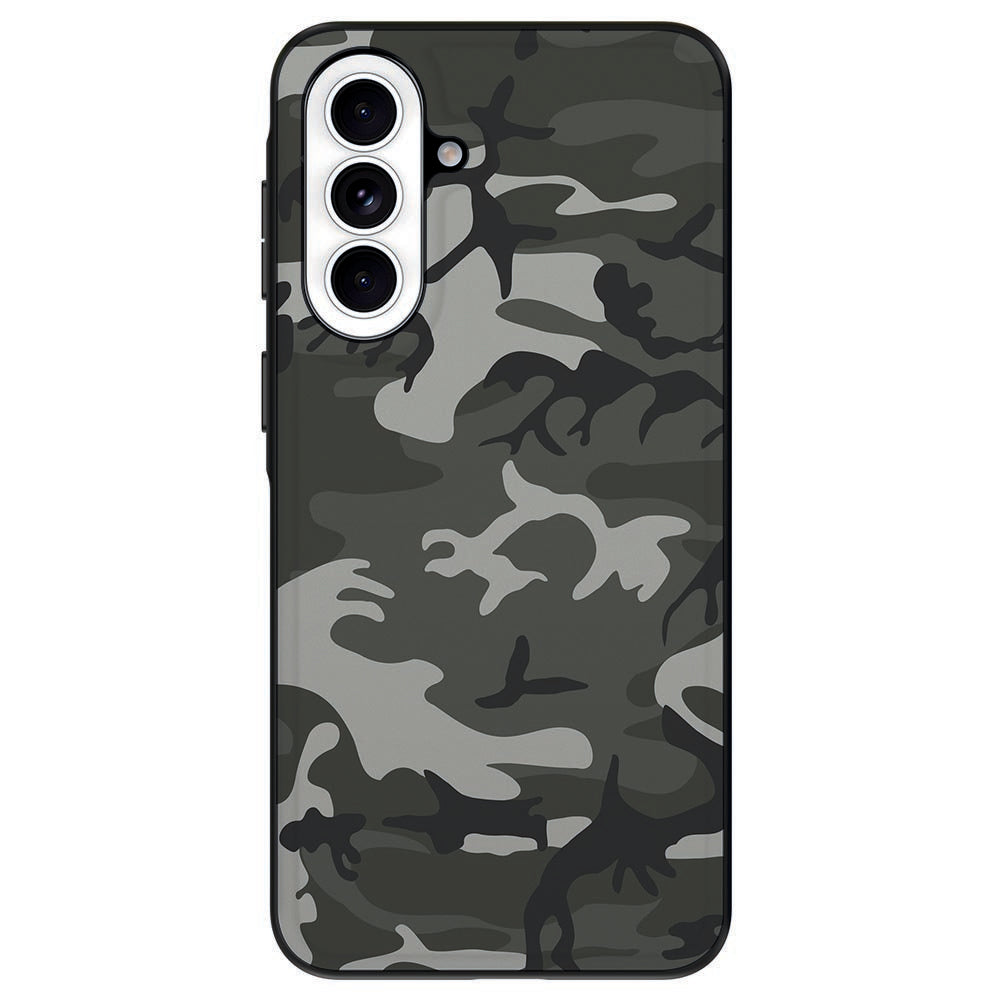 Samsung Galaxy A57 Backcover Hoesje Army Light camouflage ontwerp achteraanzicht.