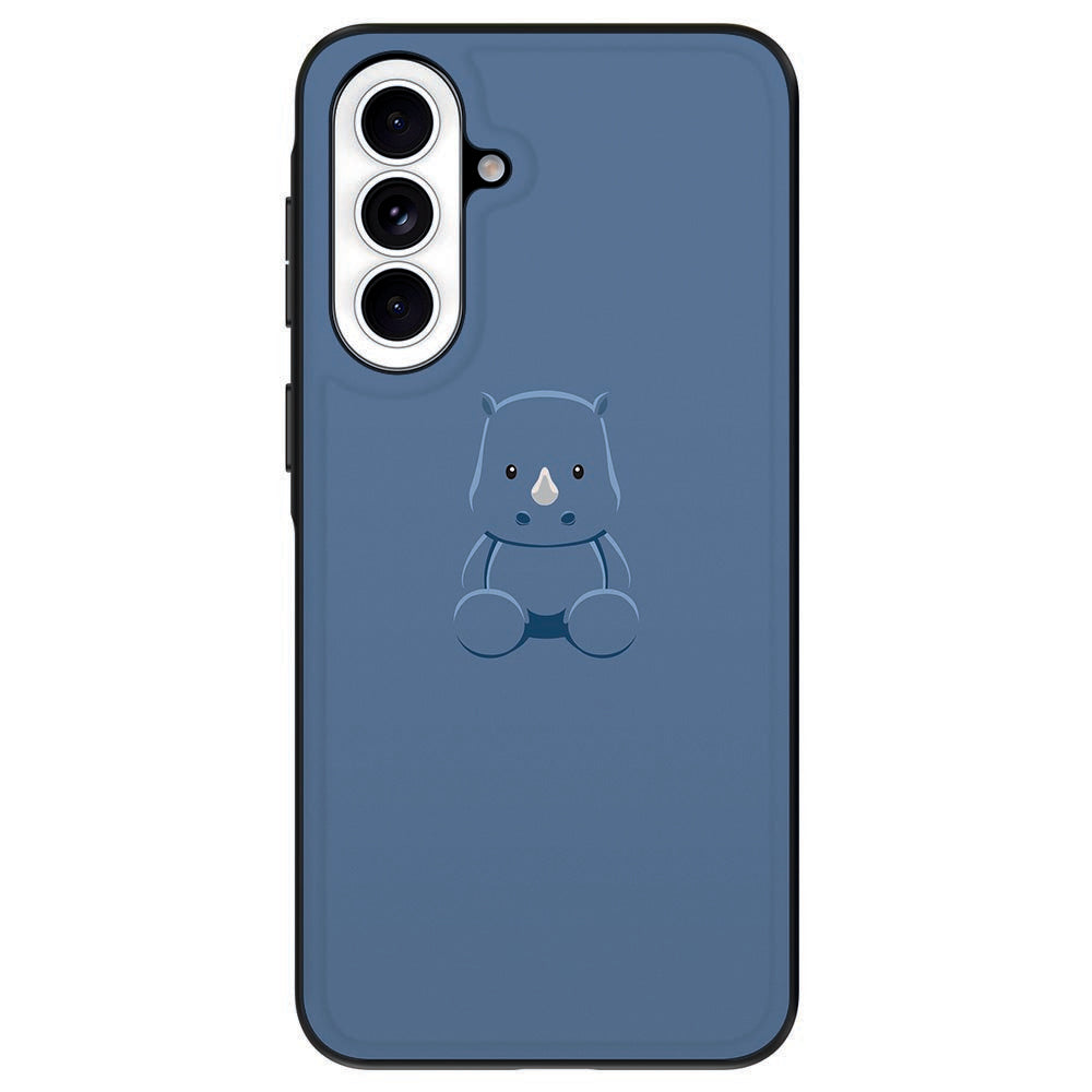 Samsung Galaxy A57 Backcover Hoesje Baby Rhino Baby Rhino designprint zijkant.