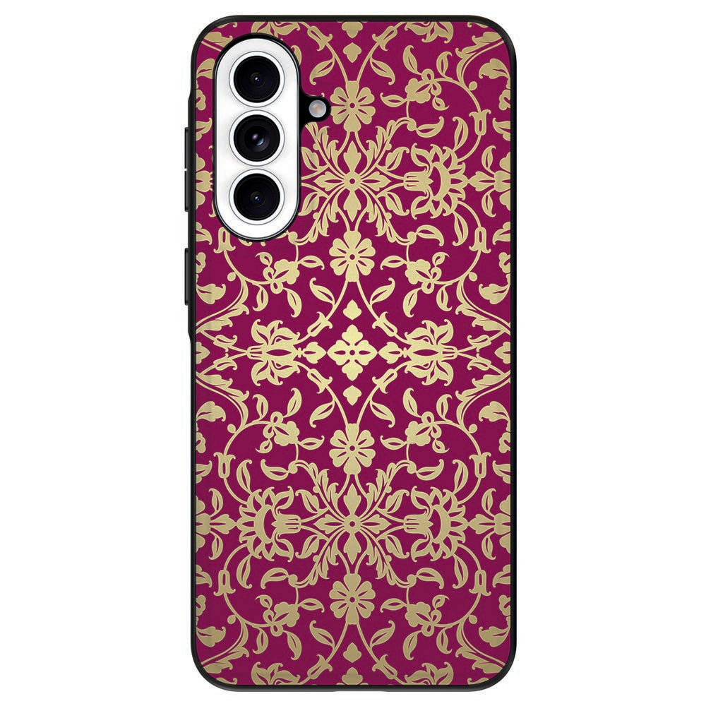 Samsung Galaxy A57 Beschermhoes Barok Pink detailbarokprint.