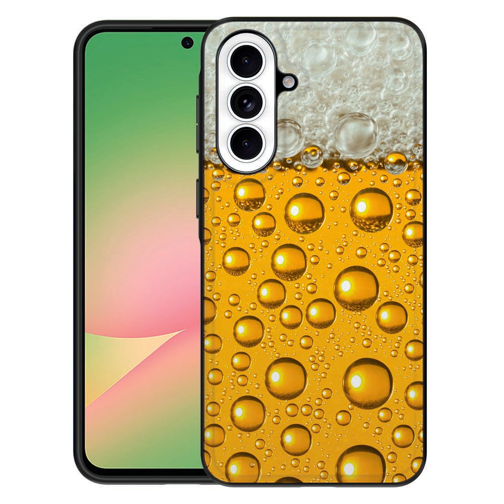Samsung Galaxy A57 TPU Hoesje Bier bierdesign voorkant detail.