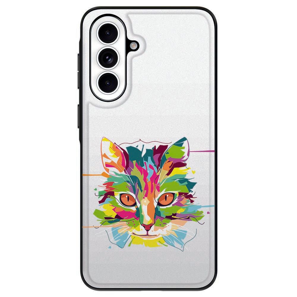 Samsung Galaxy A57 TPU Hoesje Cat Color Voorkant.
