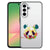 Samsung Galaxy A57 Panda Color Back Cover panda print voorkant.