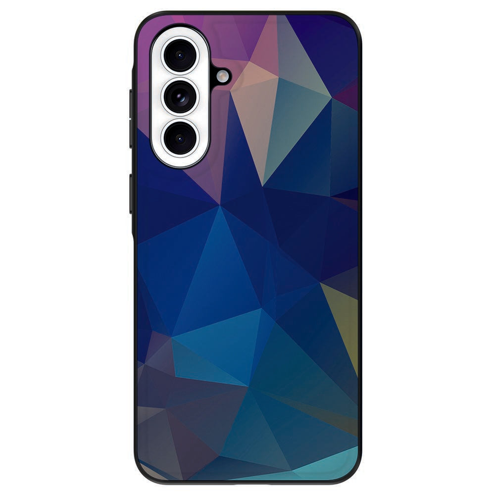 Samsung Galaxy A57 Backcover Hoesje Polygon Dark Vooraanzicht.
