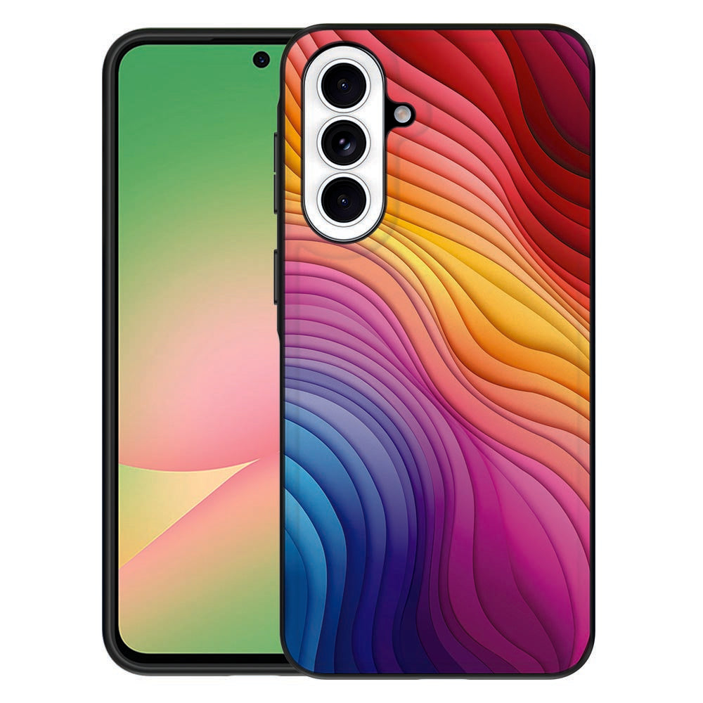 Samsung Galaxy A57 Backcover Hoesje Regenboog detail.