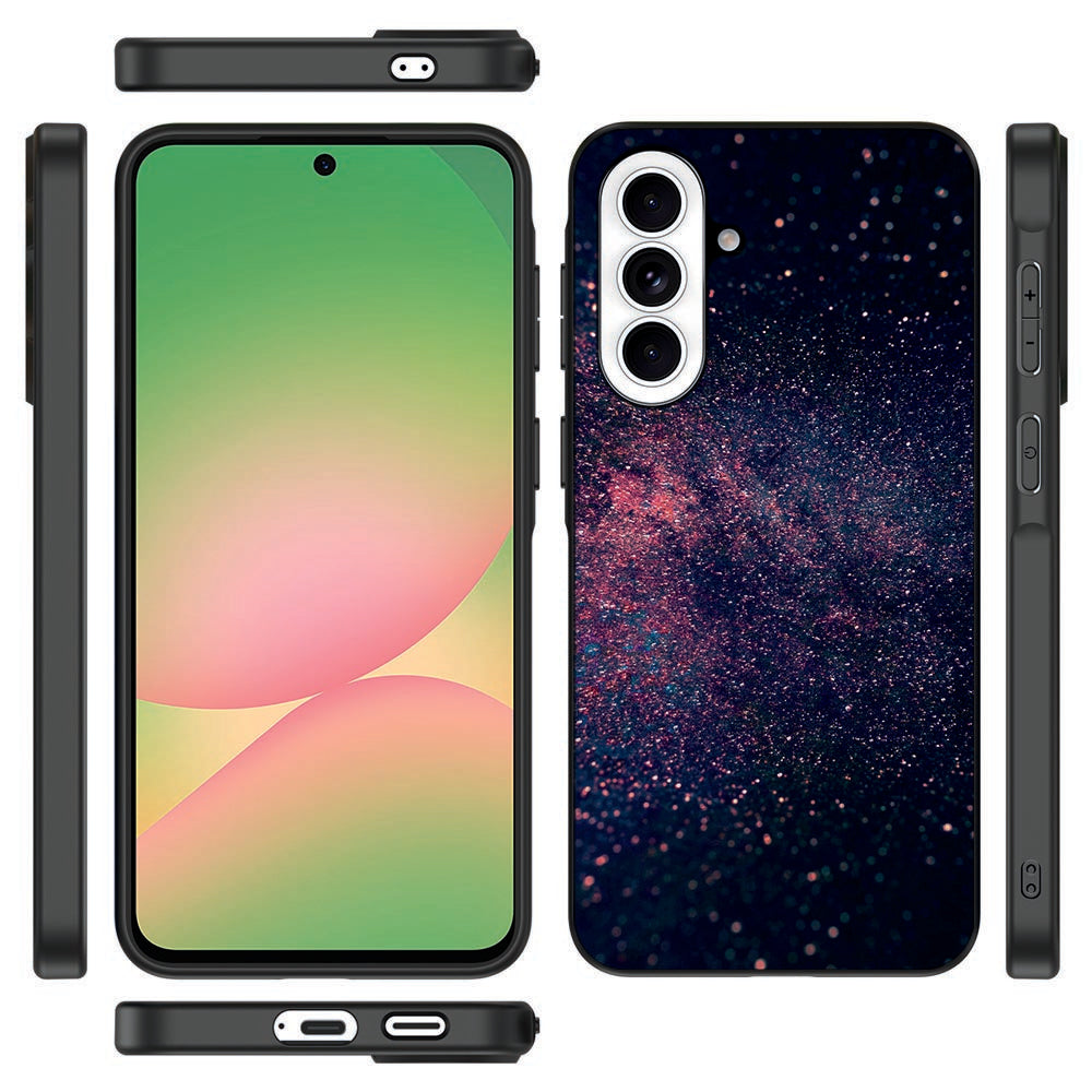Samsung Galaxy A57 Backcover Hoesje Stars achterkant en zijkanten ontwerp.