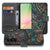 Samsung Galaxy A57 Hoesje Aztec Boekhoesje Aztec Design Vooraanzicht en Binnenkant.