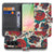 Samsung Galaxy A57 Telefoonhoesje Old Skool Voor- en achteraanzicht met vintage tattoo-design.