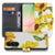 Samsung Galaxy A57 Hoesje Zonnebloemen Wallet Voorkant en binnenkant.