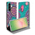 Samsung Galaxy A57 Flip Style Cover Cirkels en Vlinders Design Cirkels Vlinders Vooraanzicht.