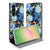 Samsung Galaxy A57 Book Wallet Case IJsvogel detail met bloemrijke print.