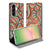 Samsung Galaxy A57 Telefoonhoesje Retro swirls detail aanzicht.