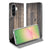 Samsung Galaxy A57 Book Case Steigerhout Vooraanzicht.