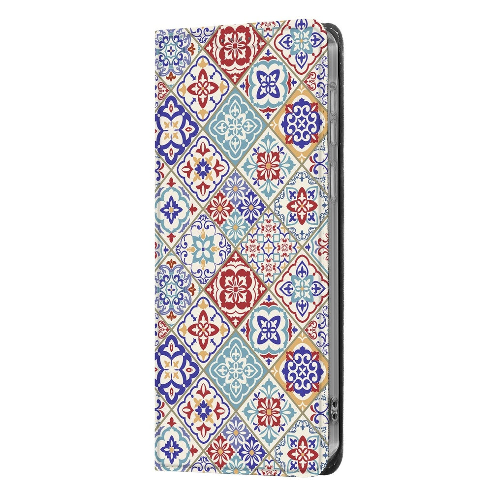 Samsung Galaxy A57 Telefoonhoesje Tiles Color Detail.