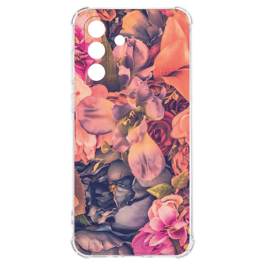 Samsung Galaxy A57 Softcase Bosje Bloemen Schokbestendig