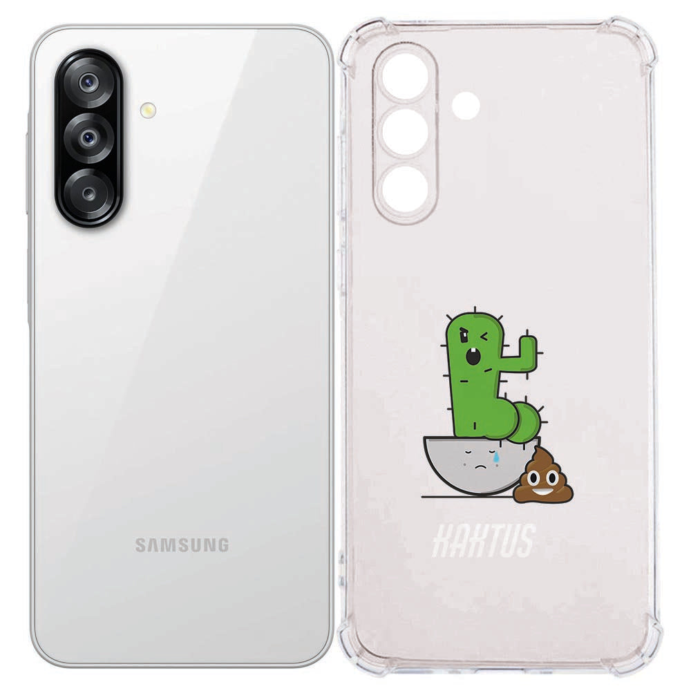 Samsung Galaxy A57 Backcover Hoesje Cactus Poo Antishock
