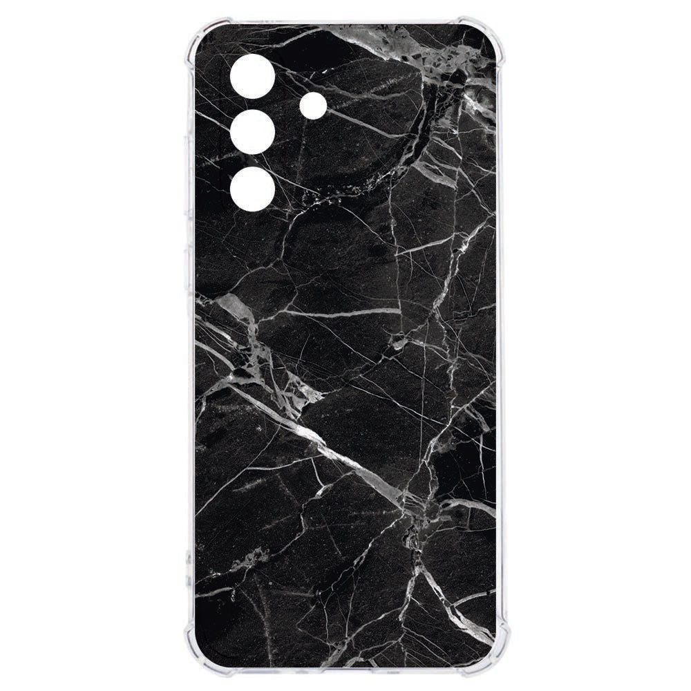 TPU Back Cover Samsung Galaxy A57 Marmer Zwart Schokbestendig
