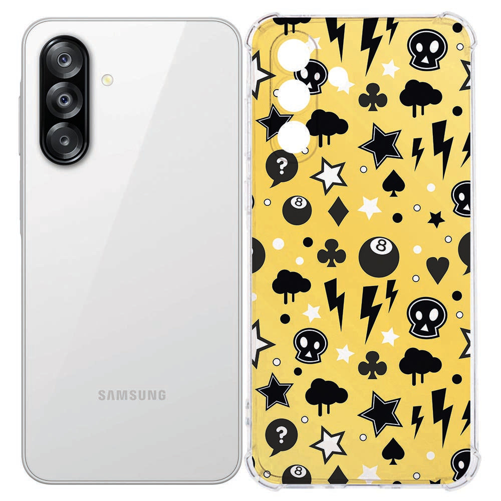 TPU Back Cover Samsung Galaxy A57 Punk Yellow Valbestendig
