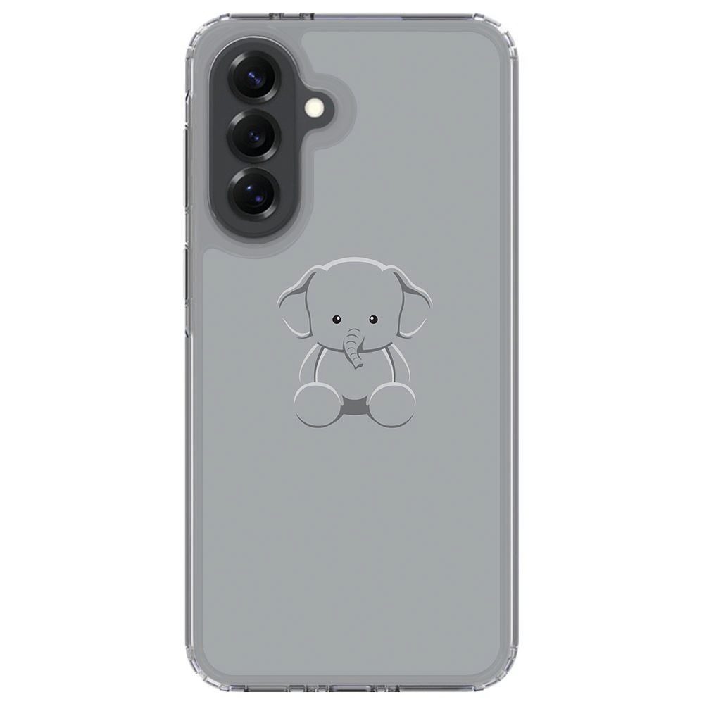 Detail van de Baby Olifant print op het Samsung Galaxy A57 TPU hoesje