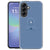 Samsung Galaxy A57 TPU hoesje met blauwe Baby Rhino print, gezien vanaf de achterzijde