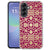TPU hoesje Samsung Galaxy A57 met roze-goud Barok Pink patroon op de achterzijde
