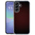 Siliconen hoesje Samsung Galaxy A57 met Geruit Rood-design in zwart en rood, achterkant