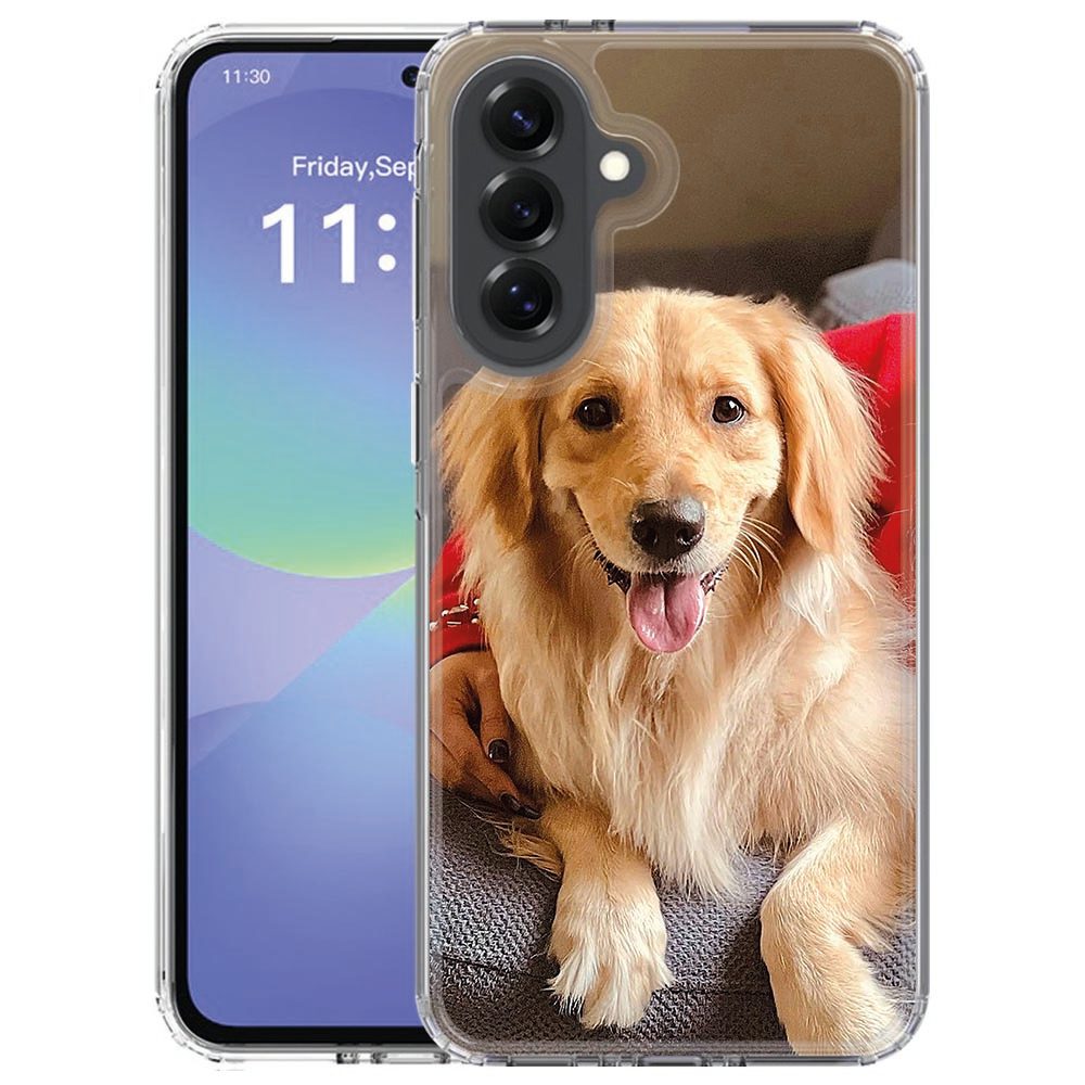 Samsung Galaxy A57 5G hoesje met eigen hondenfoto