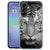 Samsung Galaxy A57 softcase hoesje Tijger met zwart-grijze tijgerkop op de achterkant