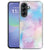 Siliconen hoesje Samsung Galaxy A57 met Watercolor Light aquarelprint in roze en blauw