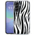 Samsung Galaxy A57 TPU hoesje Zebra met zwart-witte zebraprint op de achterkant